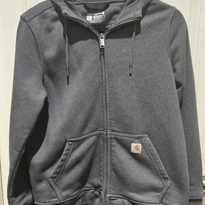Carhartt Gray Zip-Up Hoodie